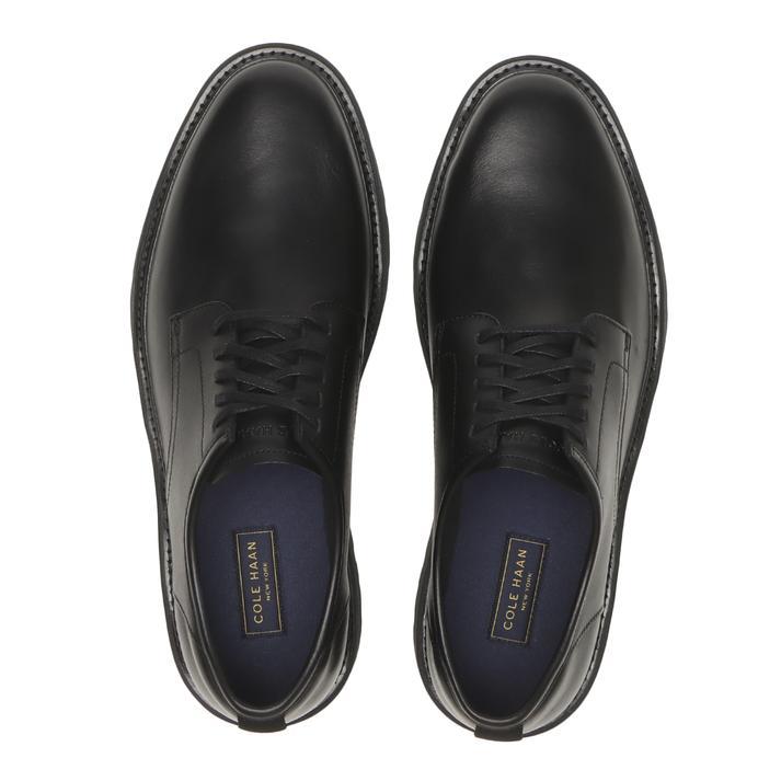 美品 コールハーン プレーントゥ ビジネスシューズ 黒 9.5 27.5 COLE HAAN（コールハーン） コール ハーン BROOME GRAND LUG SOLE PL