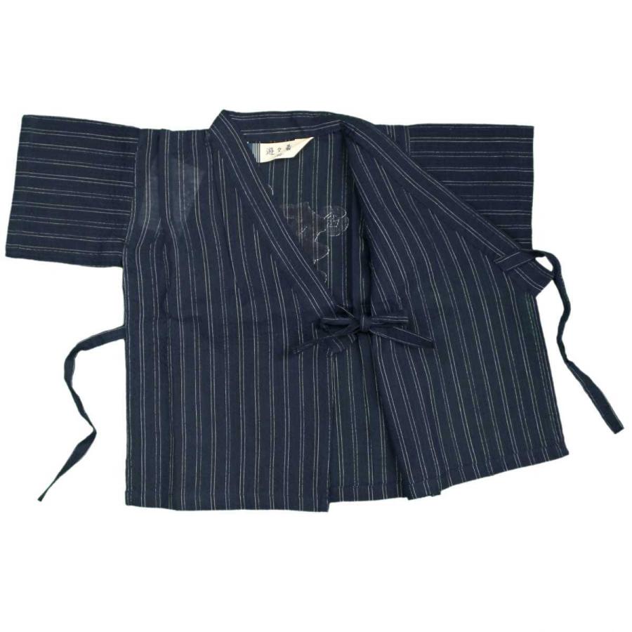 ゆうメール 送料無料  甚平 ベビー 男の子 綿100％ しじら織 浴衣 上下セット 祭り 花火 暑さ対策 ボーイズ 男児 ネイビー-A柄(全2色)80cm 90cm 95cm |  | 04