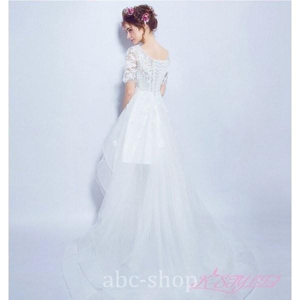 超特価激安 ウェディングドレスドレス結婚式披露宴刺繍 ...