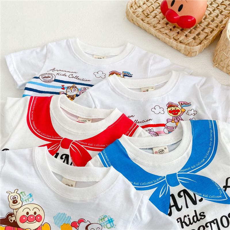 年末年始大決算 Tシャツ アンパンマン 服 半袖 安い ボーダー ベビー服 トップス 女の子 男の子 新生児 可愛い キッズ 春夏秋 キャラクタ 子供服 Aynaelda Com