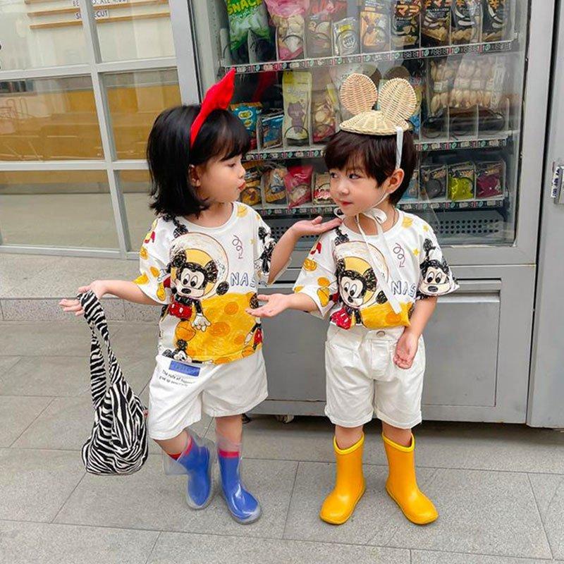 ディズニー 子供服 半袖 Tシャツ 男の子 夏服 トップス ボーイズ 上着 キッズ ジュニア カットソー カジュアル ミッキー Disney Pa2ea エービーシー 通販 Yahoo ショッピング