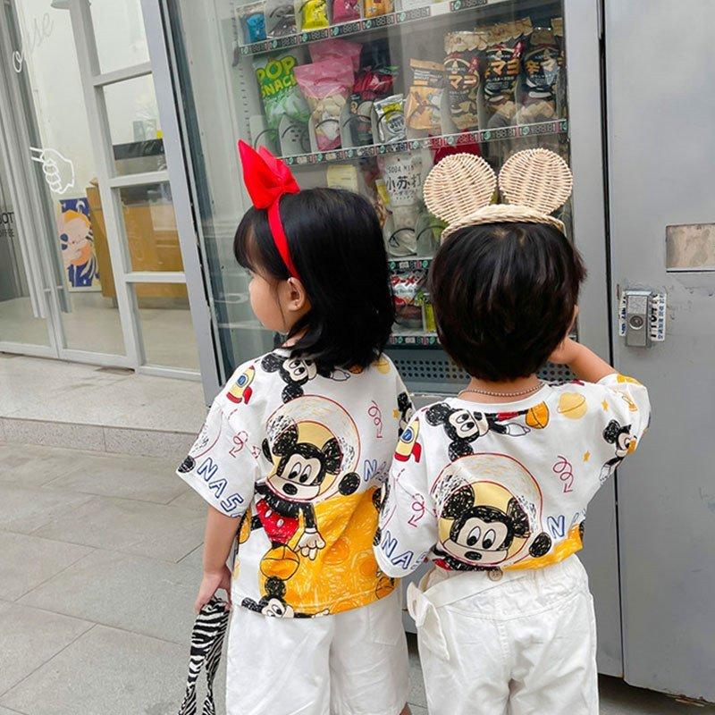 ディズニー 子供服 半袖 Tシャツ 男の子 夏服 トップス ボーイズ 上着 キッズ ジュニア カットソー カジュアル ミッキー Disney Pa2ea エービーシー 通販 Yahoo ショッピング