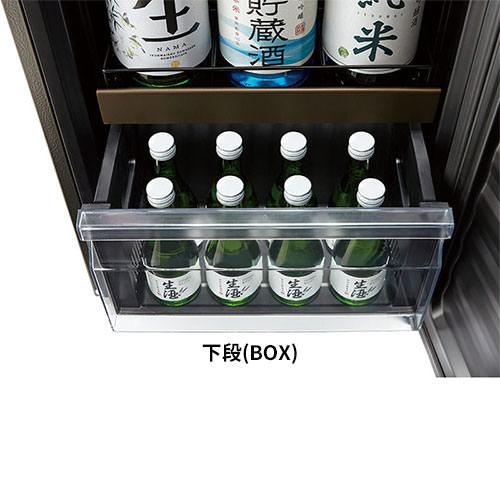ワインセラー 日本酒専用セラー アクア SAKE CABINET CSR-15H(K