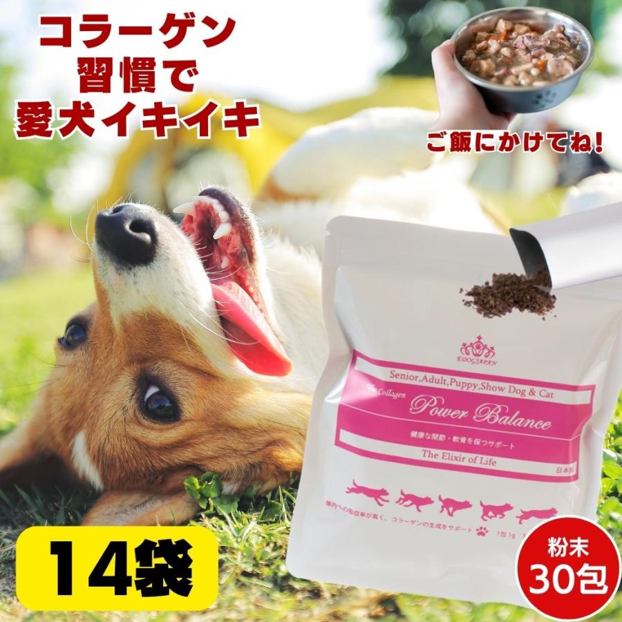 メーカー包装済 犬用コラーゲン パワーバランス 14袋 完売 Www Thedailyspud Com
