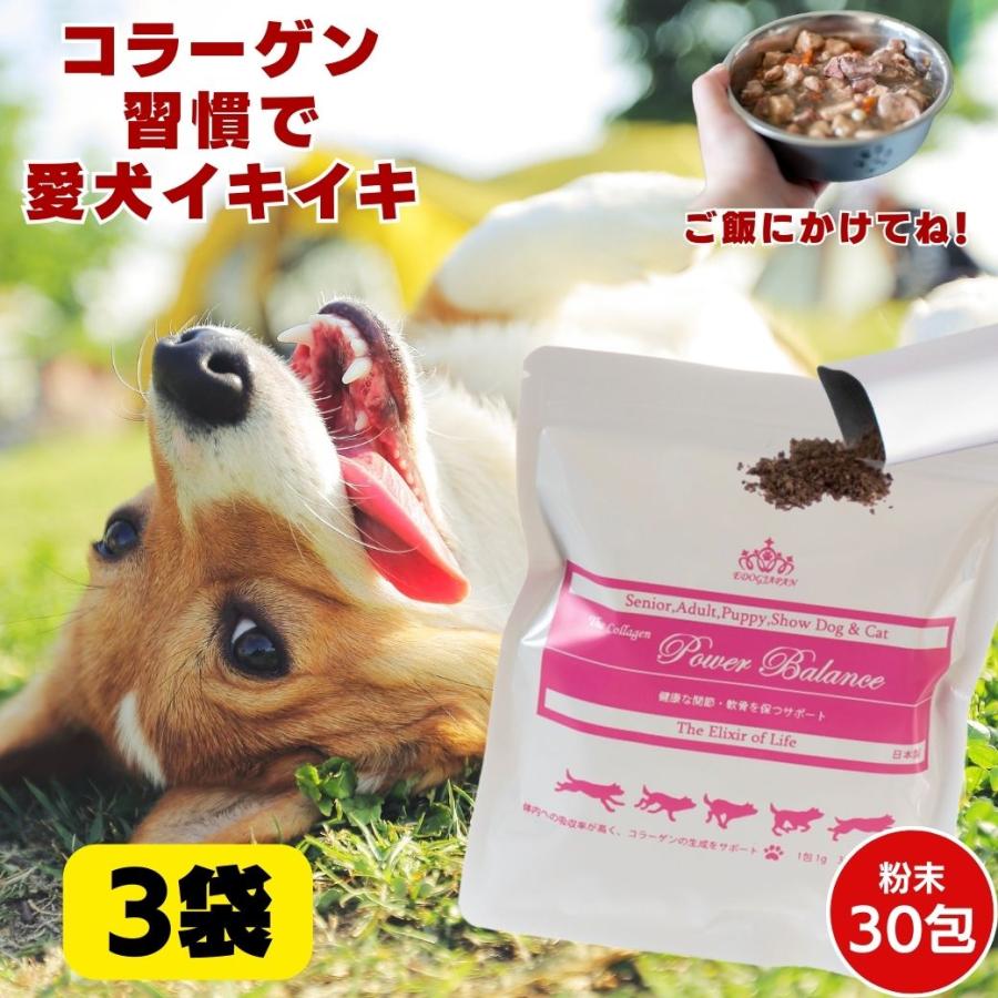 犬 サプリ 関節 サプリメント パワーバランス 3袋 犬用