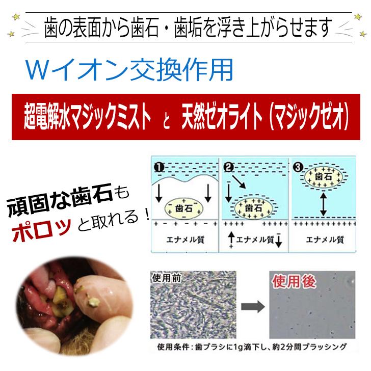 犬 歯石除去 マジックゼオ デイリー5箱 犬 猫 歯石 歯垢 歯磨き粉 ジェル状 簡単 口臭  歯周病予防 歯周病菌 デンタルケア 国産無添加 人気 無添加｜abcdogshop｜15