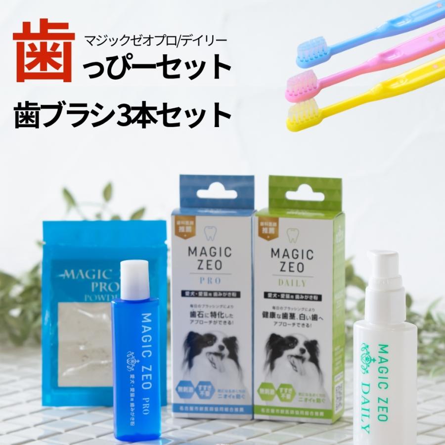 EDOG JAPAN 犬 しっかり歯磨き マジックゼオ プロ デイリー 歯ブラシ3
