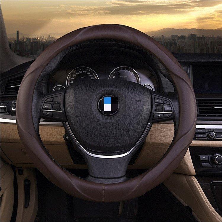 ハンドルカバー O型 本革 ステアリング カバー 自動車 普通車 内装用品 38cm ドライビング カー用品 四季 おしゃれ 男女兼用 革 車用品 Abcfu Xrxsunying401 Abcfu 通販 Yahoo ショッピング