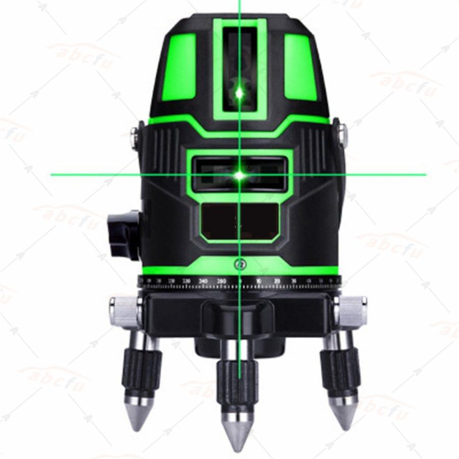 贈呈 q567 墨出し器 水平器 グリーンレーザー レーザーレベル 5ライン