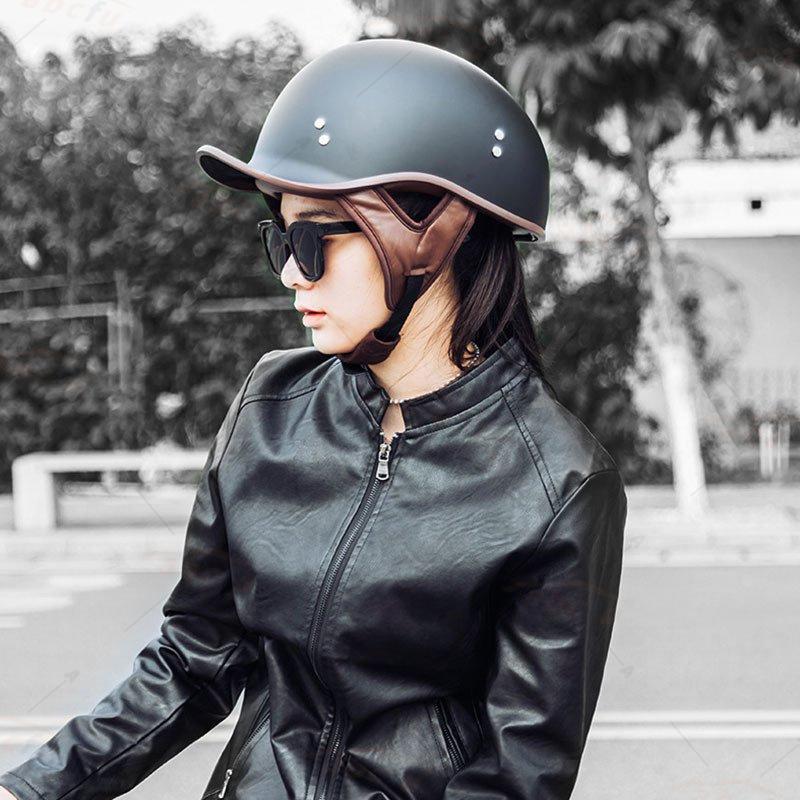 海外正規品 ヘルメット バイク用 半キャップ ジ 半帽 ビンテージヘルメット バイク ハーフ シールド付き オートバイ レーシング かっこいい 軽量 Academydosaber Com