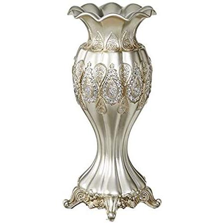 ビジネス用・プライベート用、送料無料で人気商品をお得にお届け0K Lighting Paisley Vase, Silver