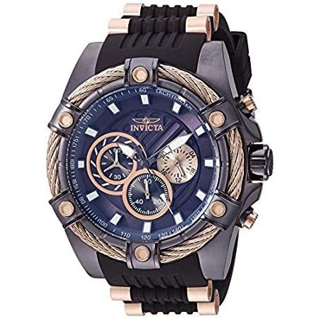 豊富なギフト Bolt Invicta 28017 ブラックダイヤル クロノグラフ 腕時計 腕時計