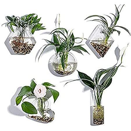 激安単価で ホームオフィス室内装飾の壁ハンギングプランター空気植物ホルダーの形状花瓶 Style3 その他周辺機器 qhema Com