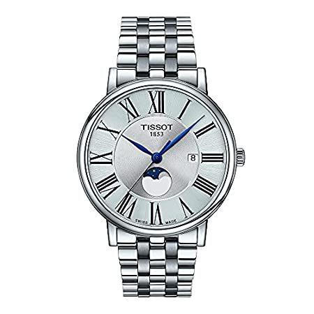 ★日本の職人技★ Carson Men's Tissot Moonphase Watch Quartz Swiss case Steel Stainless 316L 腕時計