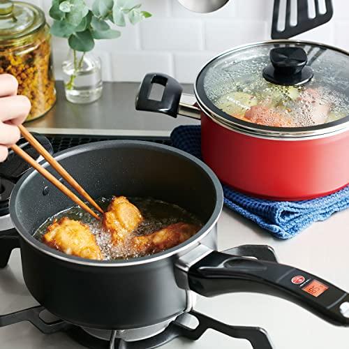 Vita Craft ビタクラフト テンプパンII マルチフライポット 20cm ガラス蓋付 ディープブラック 20cm