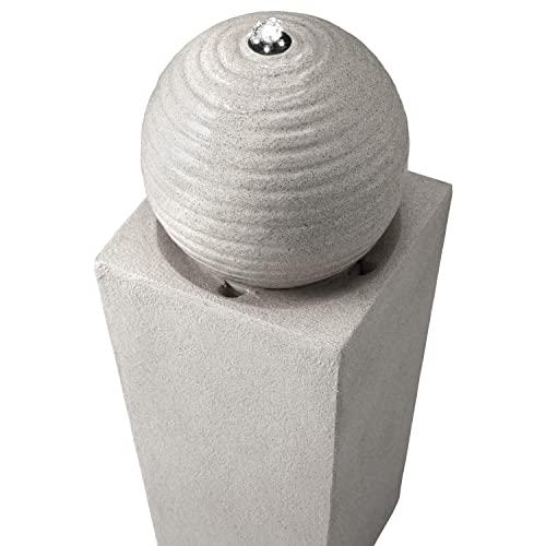 タカショー 噴水 ソーラーファウンテン ボール&ピラー STF-05 