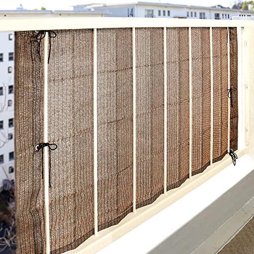 アイメディア ベランダの目隠しシート ベランダシート ベランダシェード 幅180cm 洗濯物干し 遮光 日よけ 陰干し サンシェード 下着 防塵