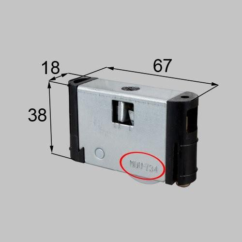 LIXIL（リクシル） MDU734 トステム 室内引戸 引戸用調整戸車 赤丸で