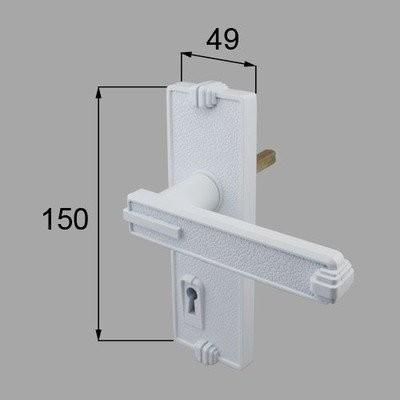 LIXIL（リクシル） H8AAB0207 LIXIL 新日軽 門扉フェンス用部品 把手 D