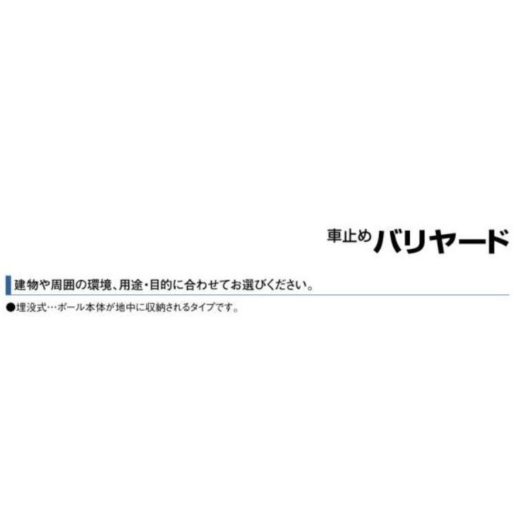 新日軽 バリヤード C型 チェーンポール 直径60mmEAXD44 新日軽 