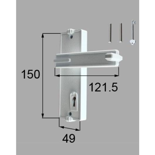 LIXIL（リクシル） H8AAB0208 LIXIL 新日軽 門扉フェンス用部品 把手 D