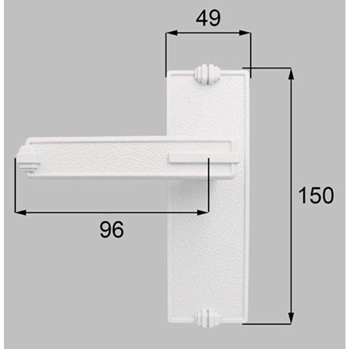 LIXIL（リクシル） H8AAB0213 LIXIL 新日軽 門扉フェンス用部品 把手 D