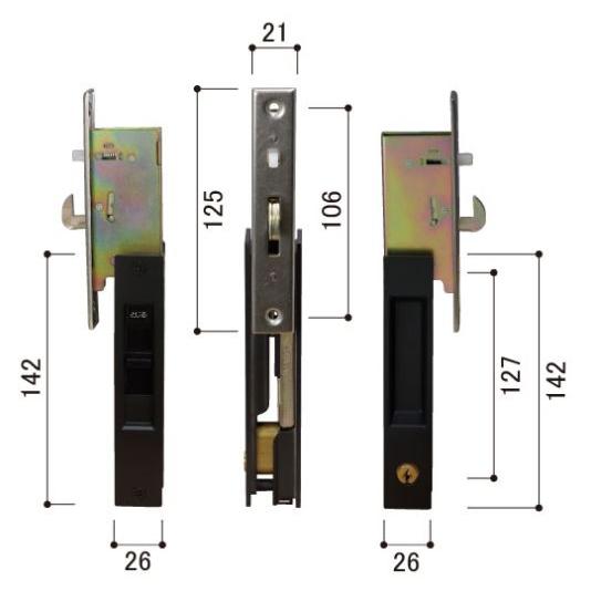 YKK AP HH4K16462 汎用片引戸2HH、勝手口引戸2KH 戸先 YKK AP HH4K16462 汎用片引戸2HH、勝手口引戸2KH 戸先