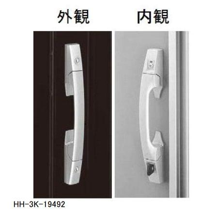 YKK AP HH3K19492 玄関ドア PG錠交換用ハンドル/シリンダー錠 プッシュ 