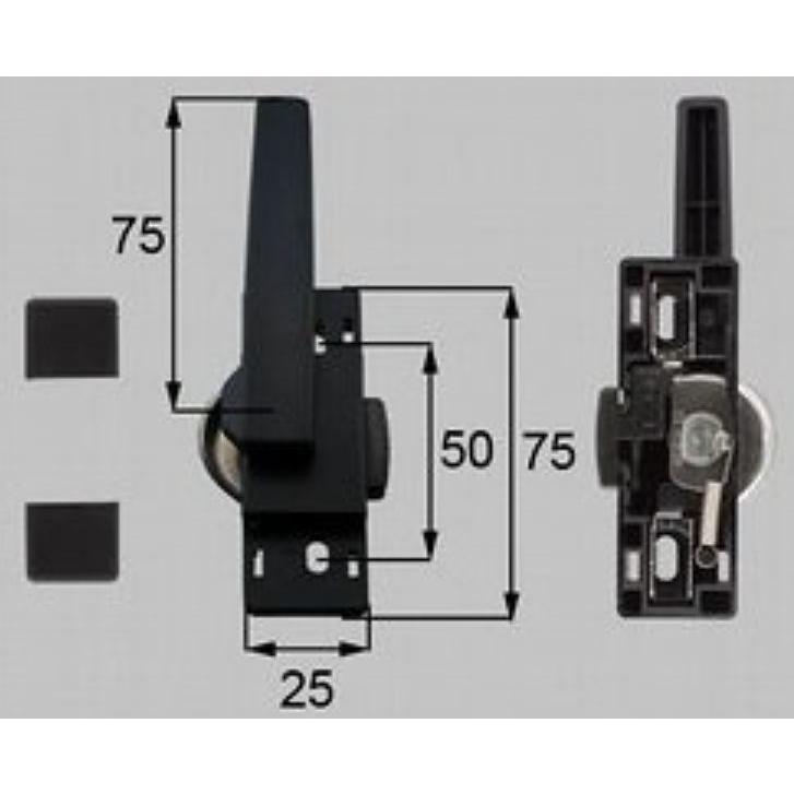 LIXIL（リクシル） S8CL1225RS 新日軽 クレセント(ロックマーカー付