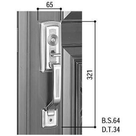 YKK AP YKKAP交換用部品 サムラッチハンドル錠セット HH-J-0231 YKK AP YKKAP交換用部品 サムラッチハンドル錠セット HH-J-0231