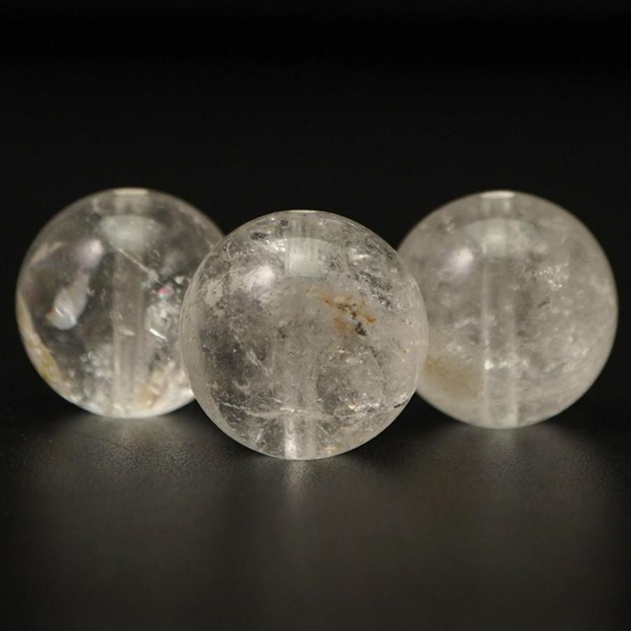 天然ヒマラヤ水晶 レインボークリスタルブレスレット大玉 16mm玉