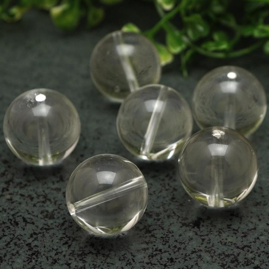 水晶 18mm 丸玉 ビーズ 1粒 バラ売り クリスタル 大粒 天然石