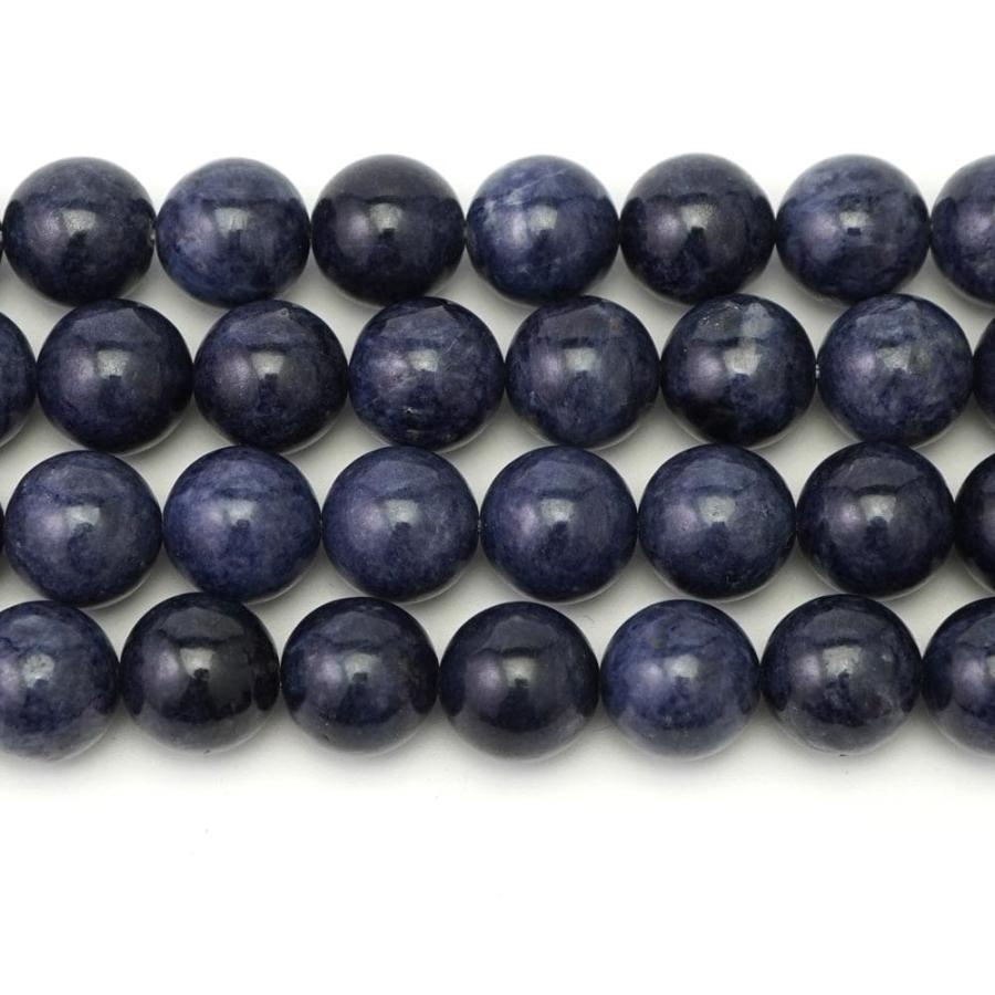サファイア 12mm 丸玉 ビーズ 連売り 約38cm 9月誕生石 天然石 