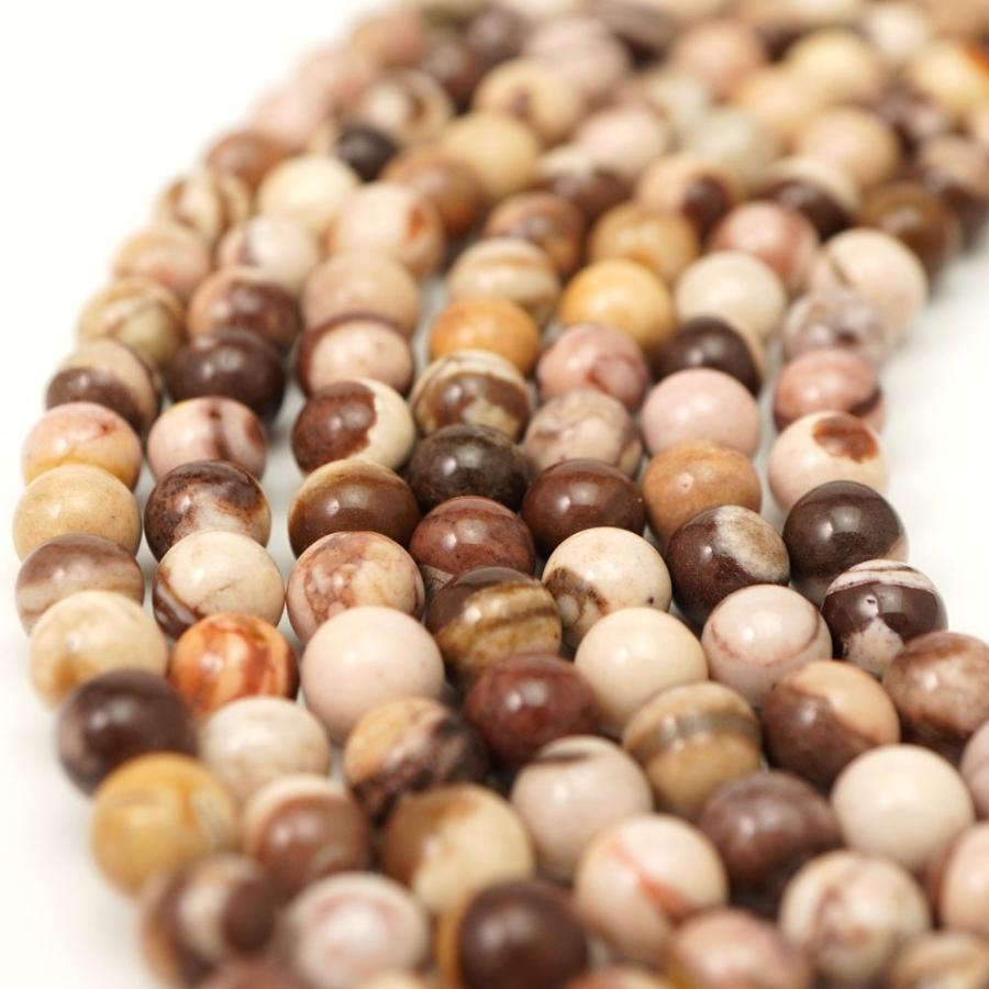 カプチーノジャスパー 6mm 丸玉 ビーズ 連売り 約38cm 碧玉 天然石