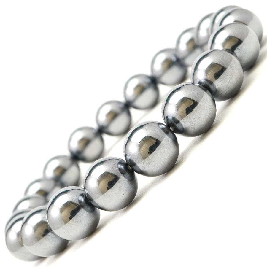 テラヘルツ 10mm 丸玉 ブレスレット アクセサリー 内周 約16cm