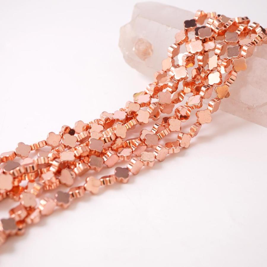 フラーレン】4mm球 ヘマタイト（ゴールドコーティング）チョーカー