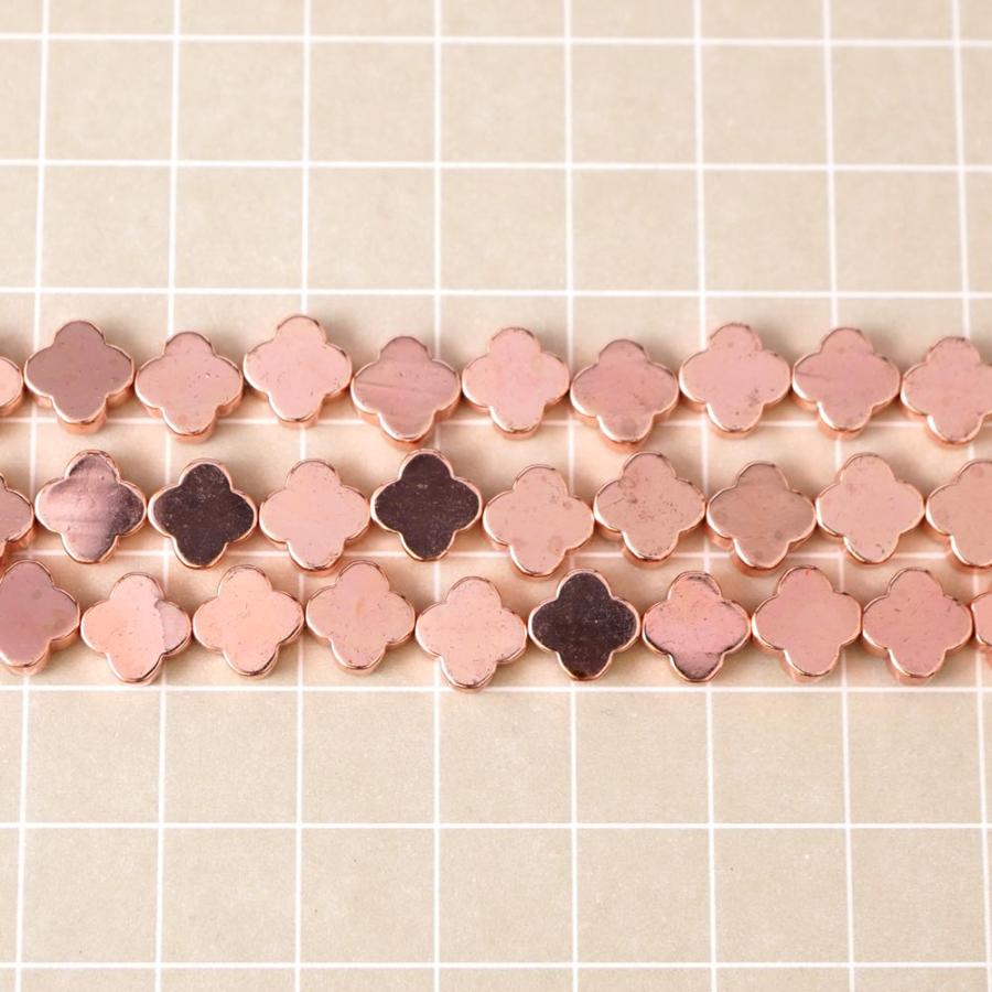 フラーレン】4mm球 ヘマタイト（ゴールドコーティング）チョーカー