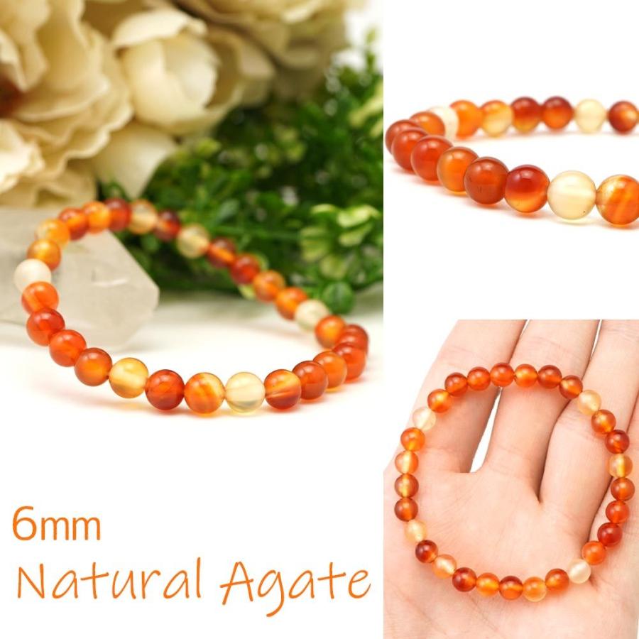 パワーストーン ブレスレット 6mm 8mm 手首まわり16cm 5種 10通りから