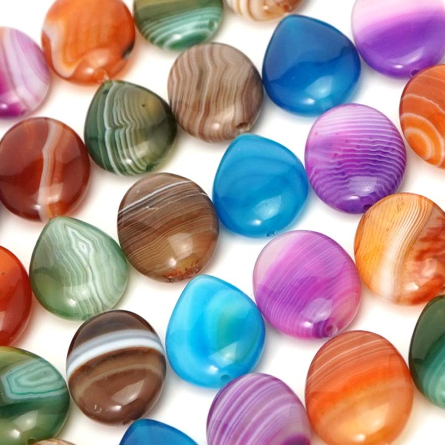 天然石 選べる メノウ オーバル ペアシェイプ ビーズ 5種 1粒売り S インパクト 粒 バラ 手芸 ハンドメイド アクセサリー パーツ 材料 素材 |  | 07