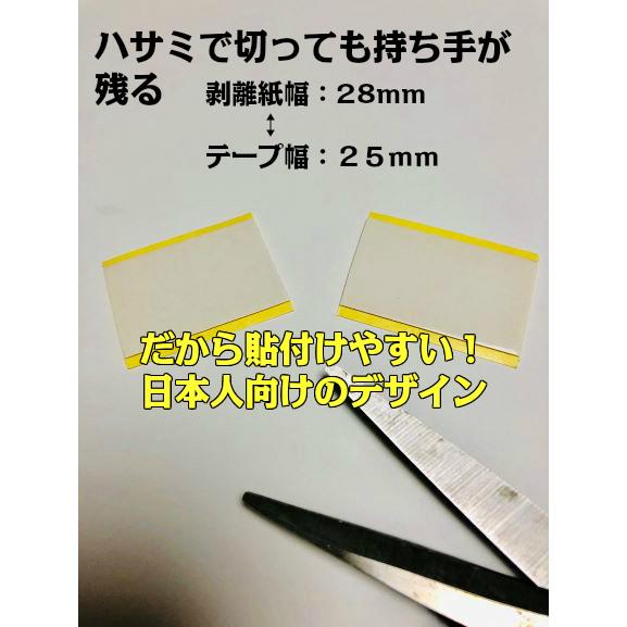 1000枚 かつら用スタンダートワイドテープ カツラ ウィッグ 両面テープ 日本製 医療 皮膚貼付け 3M 2.5センチ幅 持ち手残る 肌にやさしい 初心者 |  | 04