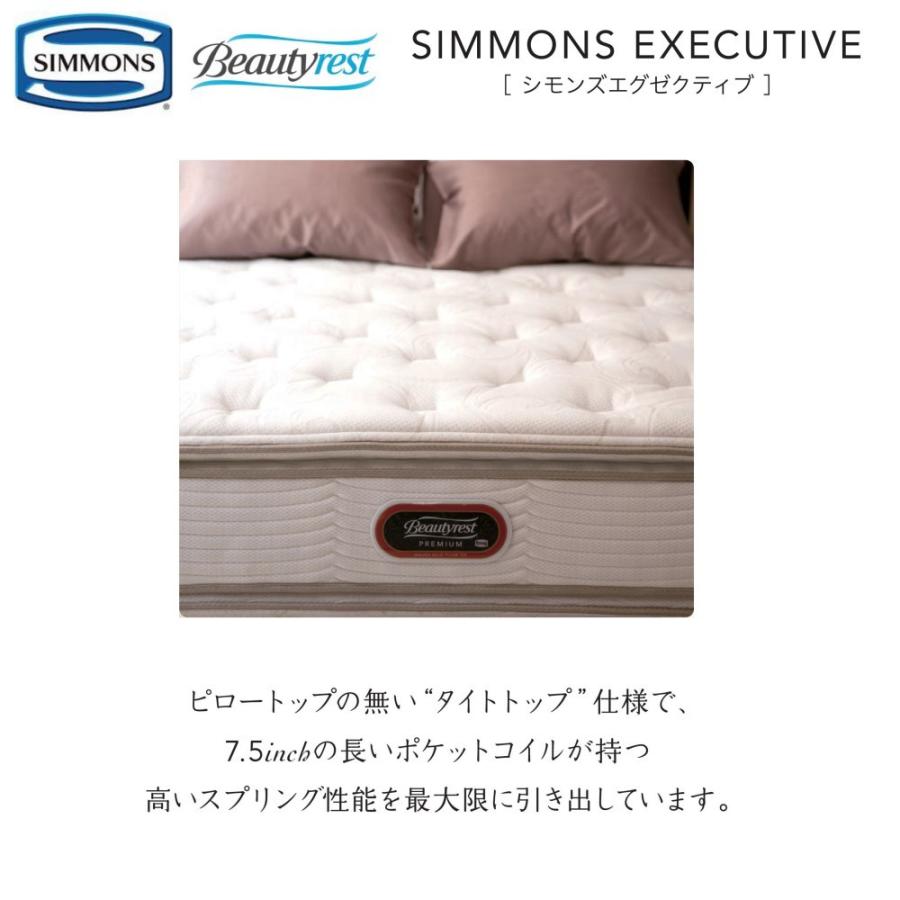【初期/レア】 シモンズ マットレス エグゼクティブ SIMMONS 正規販売店 シモンズ D ダブル AA21121 プレミアムシリーズ 【WSO3735867071】(130240円)