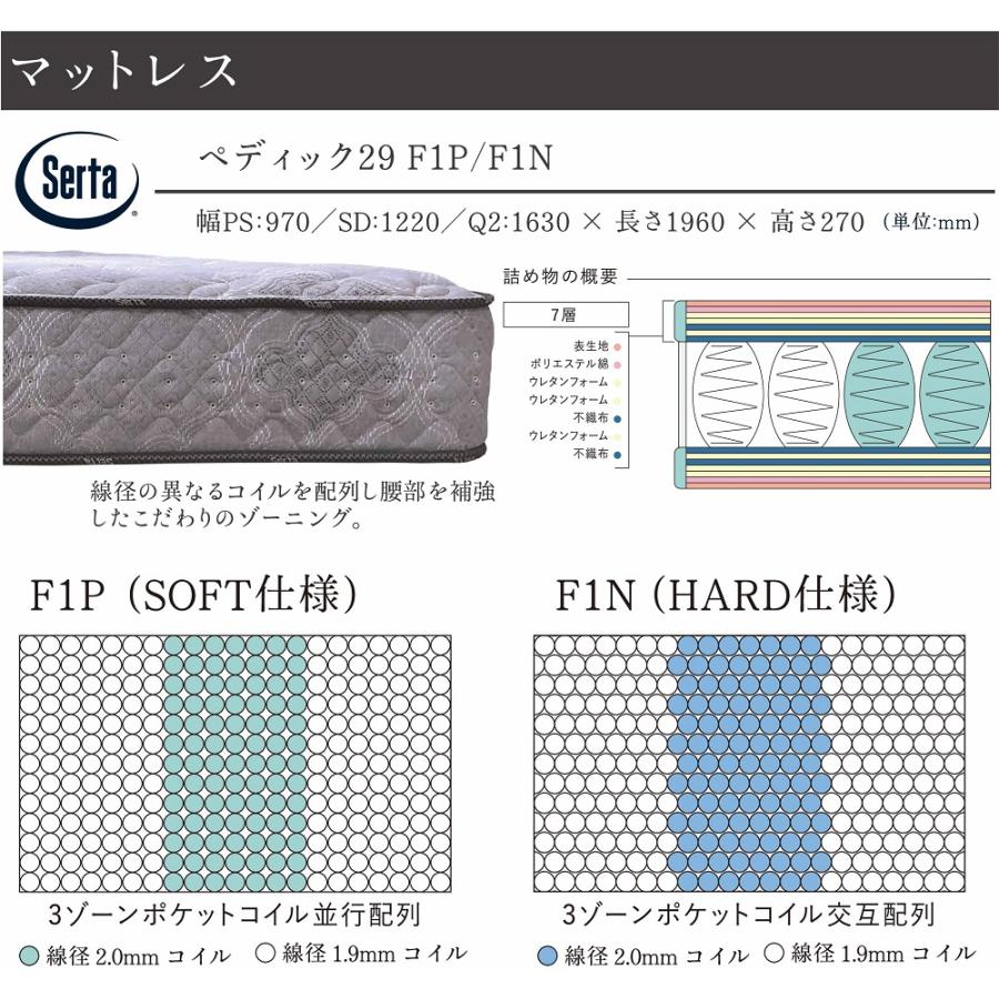 Serta サータ 正規販売店 ペディック29 フェスティブ2226 Serta サータ 正規販売店 ペディック29 フェスティブ2226