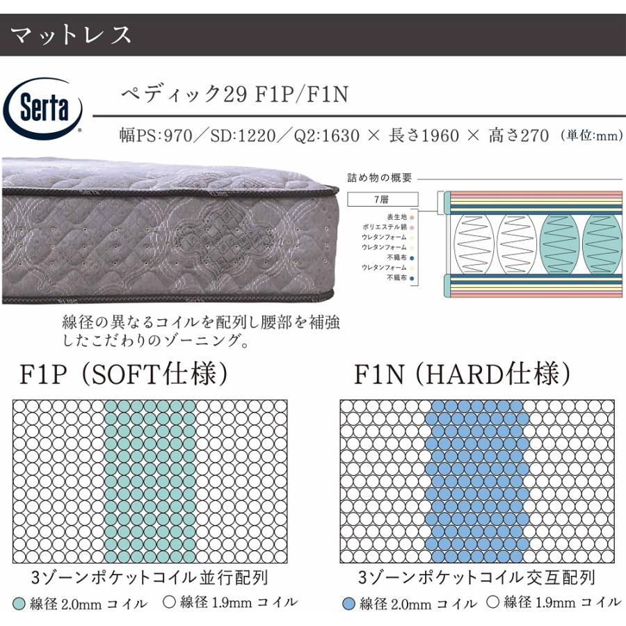Serta サータ 正規販売店 ペディック29 フェスティブ2227 Serta サータ 正規販売店 ペディック29 フェスティブ2227