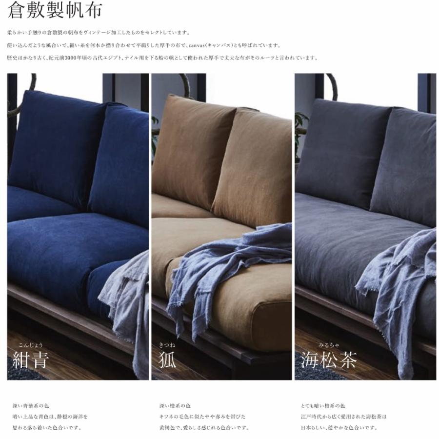 配送設置無料 国産 関家具 ニッポネア クレナ 3人掛け ソファ SOFA チェリー材 無垢 ソファ 3P フルカバーリング 節あり無垢 木製フレーム｜abe-furniture｜05