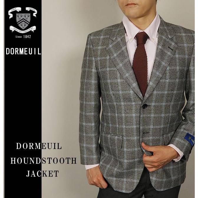 DORMEUIL ドーメル 千鳥×チェックジャケット : オーダースーツ DORMEUIL ドーメル 千鳥×チェックジャケット : オーダースーツ