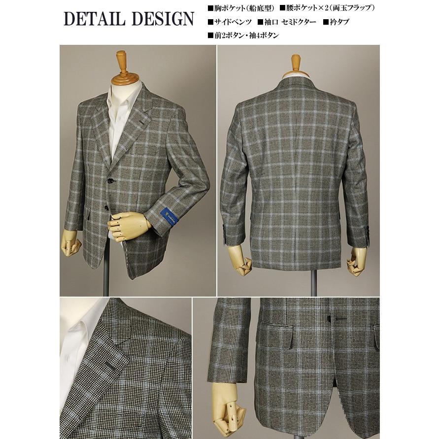 DORMEUIL ドーメル 千鳥×チェックジャケット : オーダースーツ DORMEUIL ドーメル 千鳥×チェックジャケット : オーダースーツ