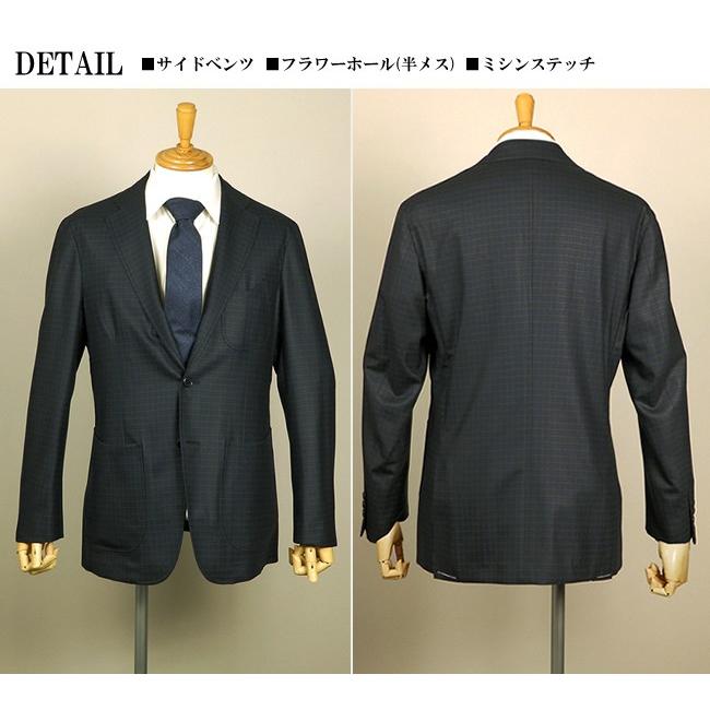 F.LLI CERRUTI×ABE ブラックウォッチ柄 ジャケットの画像
