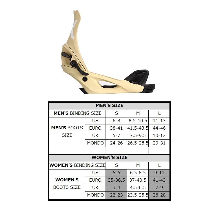 FLUX BINDING DS STEP ON BINDING(WOMEN'S M size /  BEIGE COLOR)　/ フラックス　DSステップオン 2024 FLUX日本正規品　保証書付　送料無料！｜abeam-shop｜05
