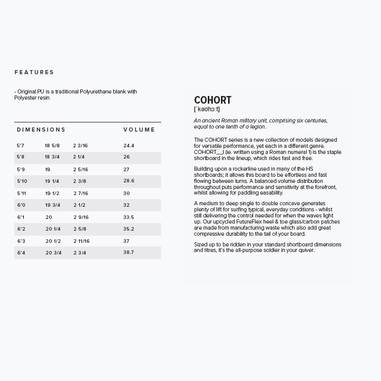HaydenShapes ヘイデンシェイプス COHORT I PU - FUTURES 3FIN HaydenShapes ヘイデンシェイプス COHORT I PU - FUTURES 3FIN