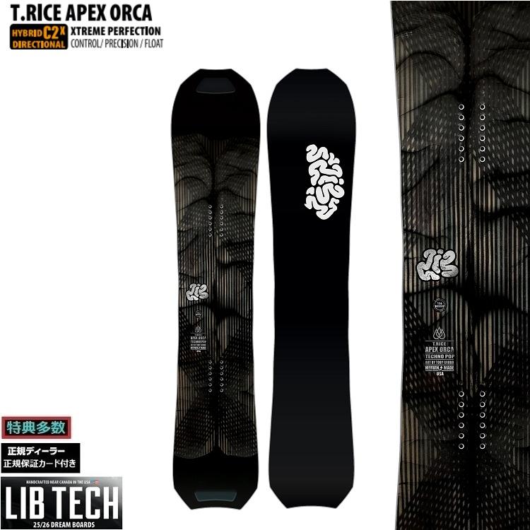 LIB TECH LIBTECH SNOWBOARD 25‐26 T.RICE APEX ORCA リブテック LIB TECH LIBTECH SNOWBOARD 25‐26 T.RICE APEX ORCA リブテック